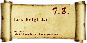 Tuza Brigitta névjegykártya