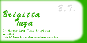 brigitta tuza business card